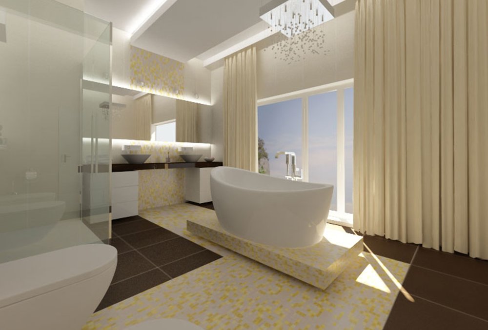 Design interiéru - koupelna